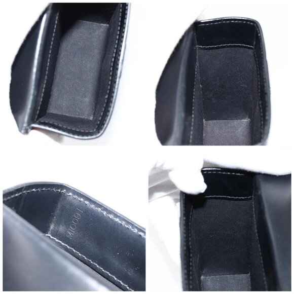 LOUIS VUITTON Pister Shoulder Bag Leather Black - Picture 13 of 14